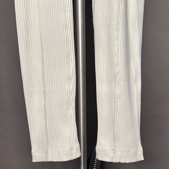 NWT YEAR OF OURS Ribbed Football Leggings Lace-Up Pants • White • XS - Picture 10 of 14